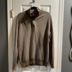 Piacenza Quarter Button Cashmere Sweater
